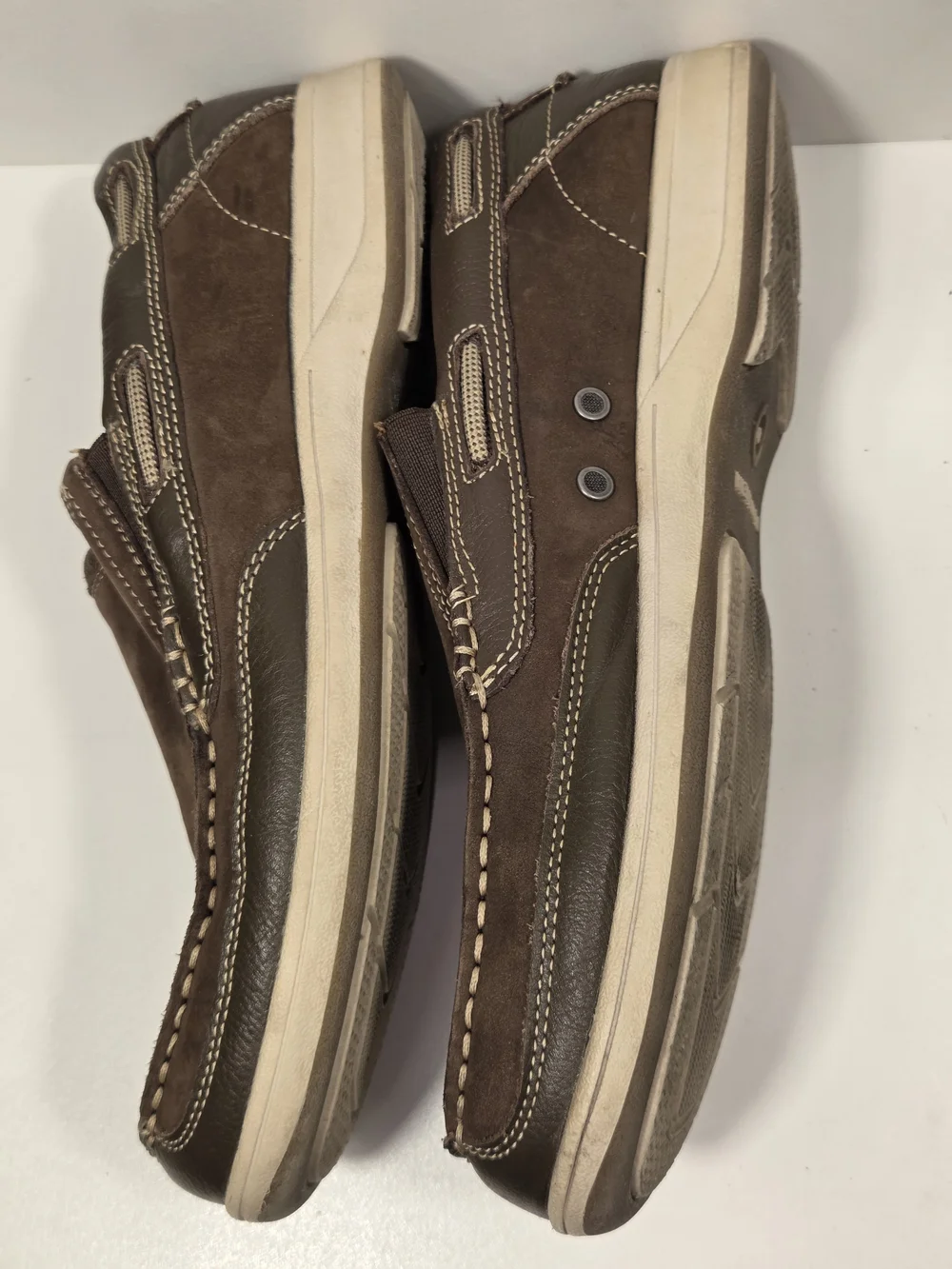 Florsheim Brown Suede Slip-On Loafers